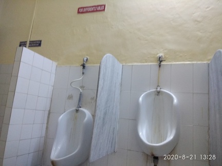 URINALS FOR DIFFERENTLY ABLED