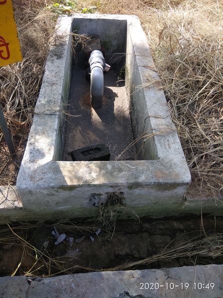 Waste water outlet from STP for irrigation hokey ground.jpg